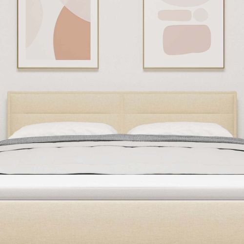 Облегалка за глава с таблото Крем 160 cm Изкуствена