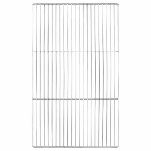 Решетка за грил Сребрист 67 x 40 см Неръждаема стомана