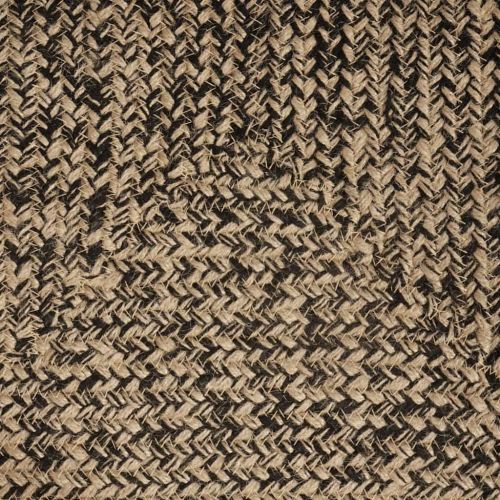 Килими за помещение Естествено и черно 120 x 120 cm юта