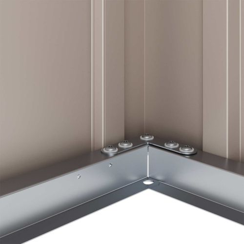 Кутия за съхранение в градината Черно 101 x 56,5 x 50 см