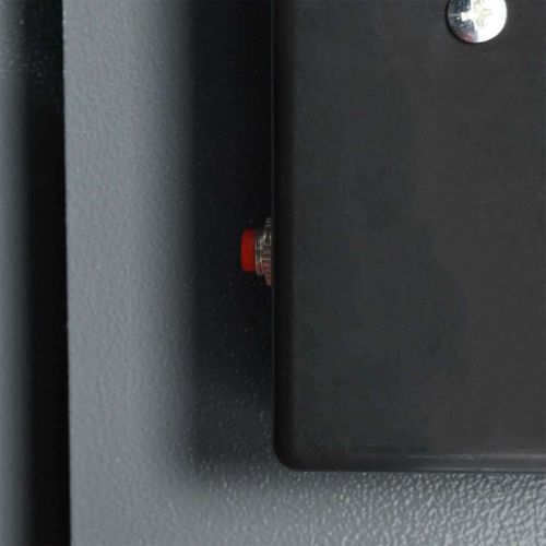 Цифров сейф с заключване Тъмносив 35 x 31 x 50 см Стомана