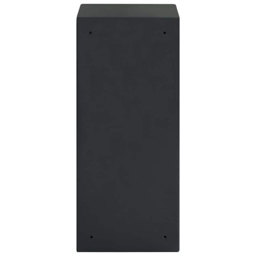 Цифров сейф с заключване Тъмносив 35 x 31 x 80 см Стомана