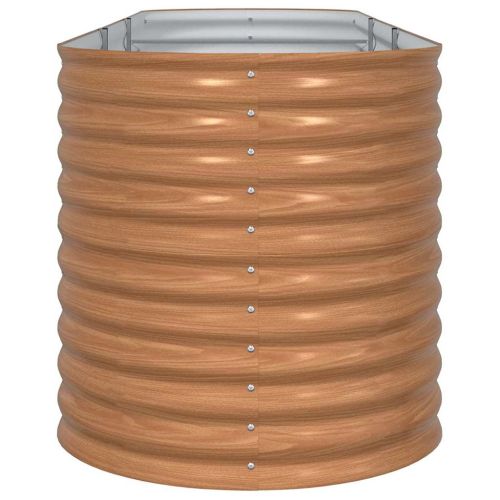 Повдигнато легло Кафяво 320 x 80 x 81 cm Стомана