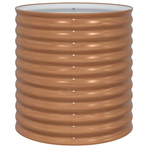 Повдигнато легло Кафяво 80 x 80 x 81 cm Стомана