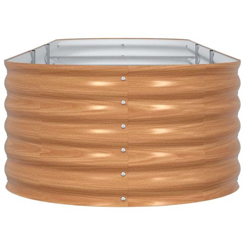 Повдигнато легло Кафяво 320 x 80 x 44 cm Стомана