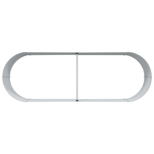 Повдигнато легло Кафяво 240 x 80 x 44 cm Стомана