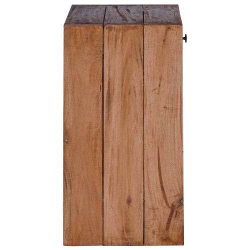 Нощно шкафче Кафяво 63 x 30 x 79 см Масивно махагоново дърво