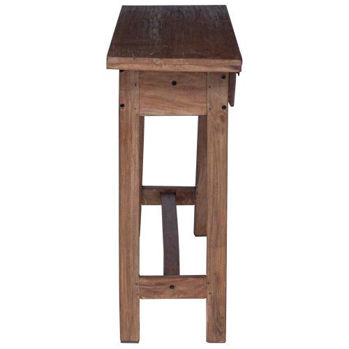 Бюро Кафяво 110 x 30 x 79 см Масивно махагоново дърво