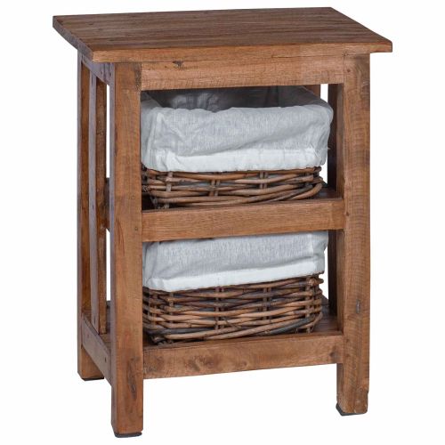 Странична маса Кафяво Масивна махагонова дървесина