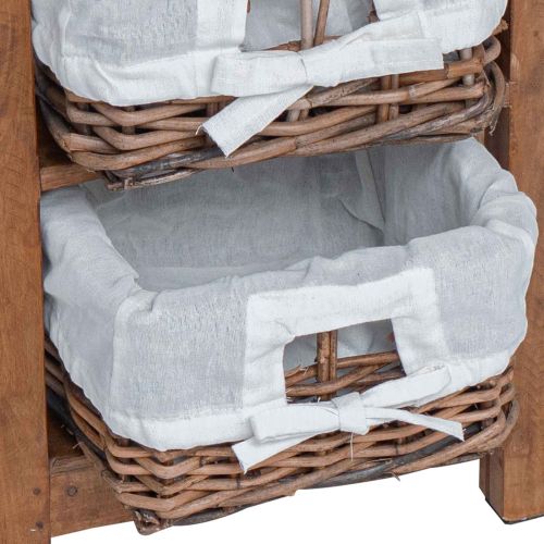 Странична маса Кафяво Масивна махагонова дървесина