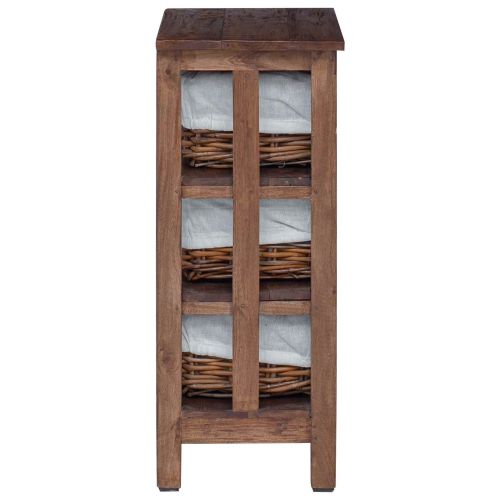 Странична маса Кафяво Масивна махагонова дървесина