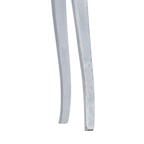 Бюро с чекмедже Бяло 80 x 40 x 92 см Масивно махагоново дърво