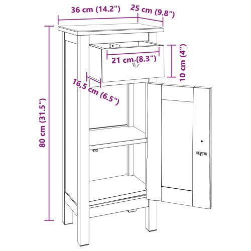 Стойка за растения Кафяво 36 x 25 x 80 см Махагоново дърво