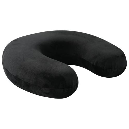 Възглавница с възглавница Черно 27 x 27 x 8 см Кадифе