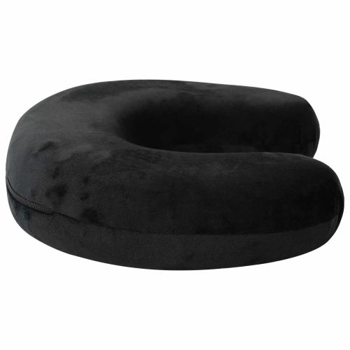 Възглавница с възглавница Черно 27 x 27 x 8 см Кадифе