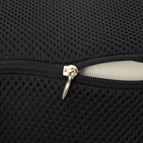 Възглавница с възглавница Черно 40 x 40 x 11 см Мрежест