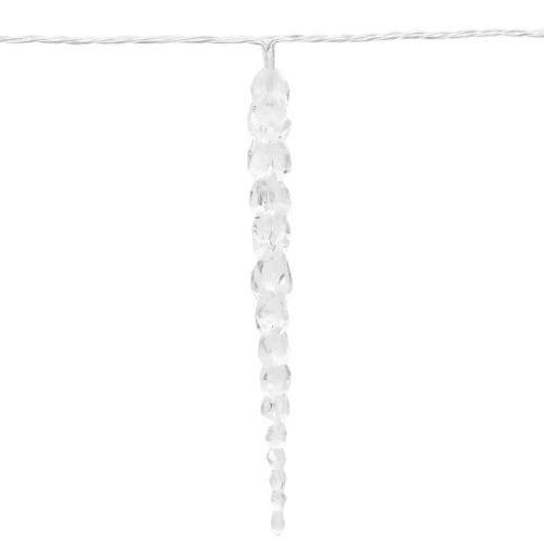 Коледни лампи ледени висулки 200 LED сини 20 м акрил PVC