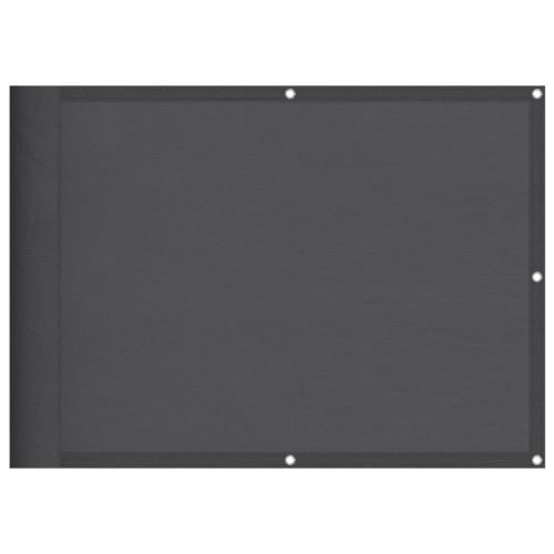 Балконски параван антрацит 75x1000 см 100% полиестер оксфорд