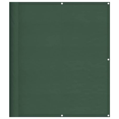 Балконски параван тъмнозелен 120x800 см 100% полиестер оксфорд