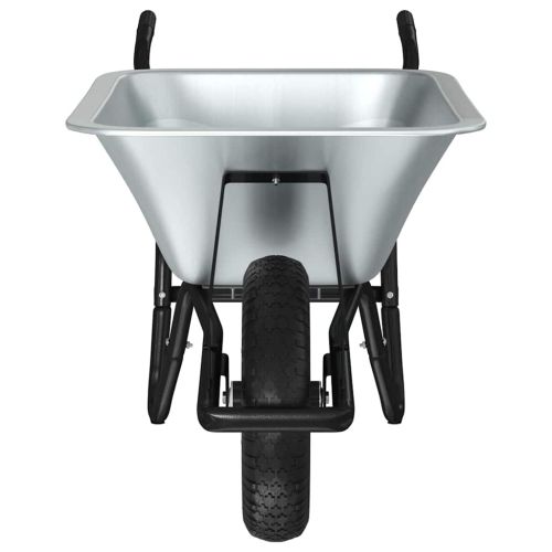 Количка Сребрист и Черен 141 x 60 x 57 см Стомана