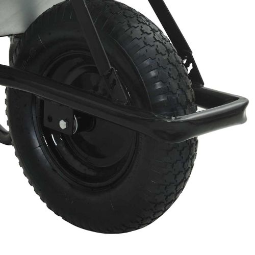 Количка Сребрист и Черен 141 x 60 x 57 см Стомана