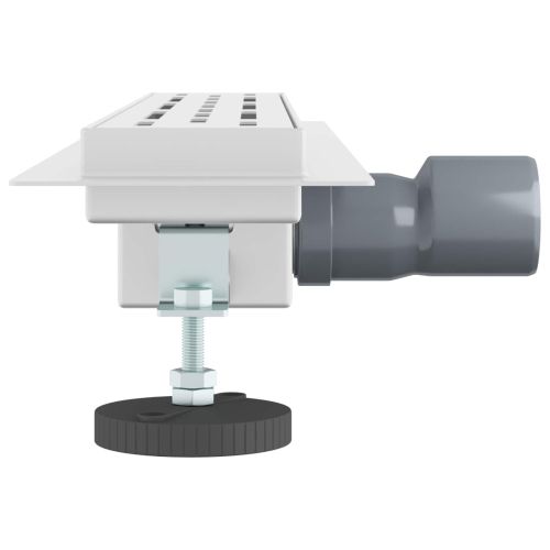 Душов дренаж с линия на дизайна Сребрист 50 cm