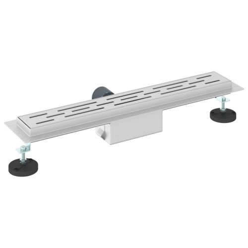 Душов дренаж с линия на дизайна Сребрист 60 cm