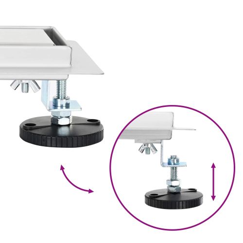 Душов дренаж с линия на дизайна Сребрист 60 cm
