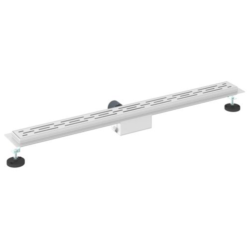 Душов дренаж с линия на дизайна Сребрист 90 cm