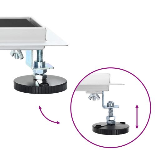 Душов дренаж с стъклен капак и 360° сифона Черно 90 cm