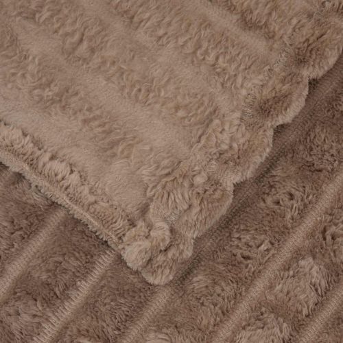 Одеала за хвърляне 6 pcs Камилски 200 x 150 cm Мека вълна