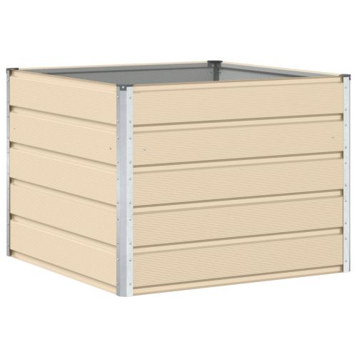 Кашпа Слонова кост 100 x 100 x 75 см Стомана