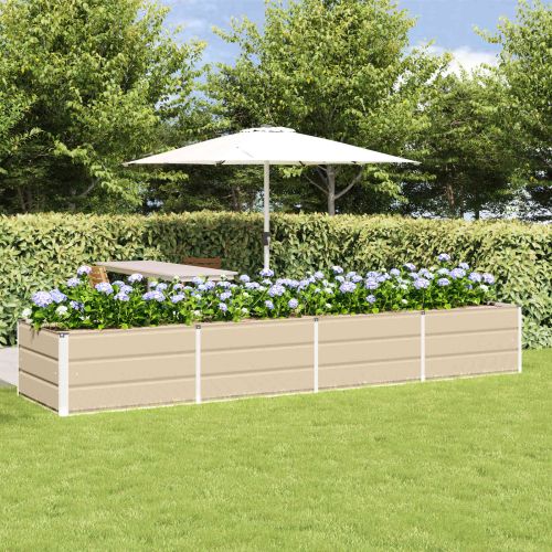 Кашпа Слонова кост 320 x 80 x 45 cm Стомана