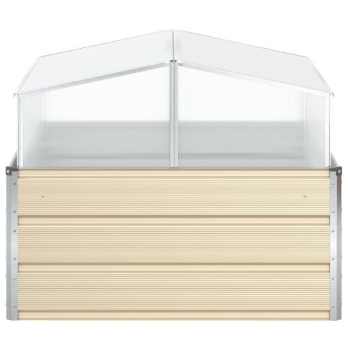 Кашпа Слонова кост 100 x 100 x 77 cm Галванизирана стомана