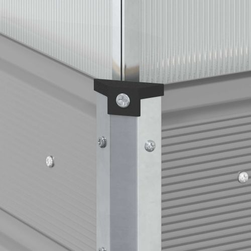 Кашпа Светлосиво 100 x 100 x 77 cm Галванизирана стомана