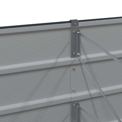 Кашпа Антрацит 240 x 80 x 75 см Стомана