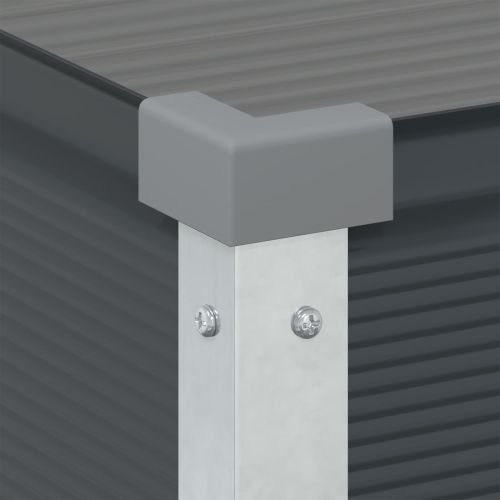 Кашпа Антрацит 100 x 45 x 90 см Галванизирана стомана