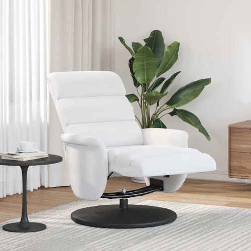 Разтегателен стол Бяло 98 x 71 x 106 см PU