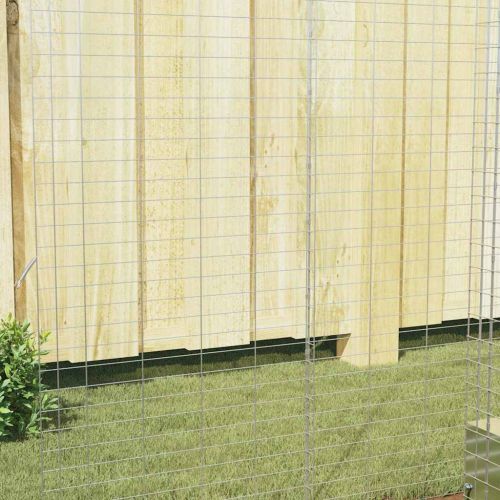 Клетка за заек Сребрист 400 x 100 x 210 см