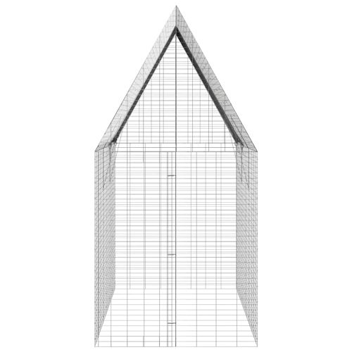 Клетка за заек Сребрист 300 x 100 x 210 см