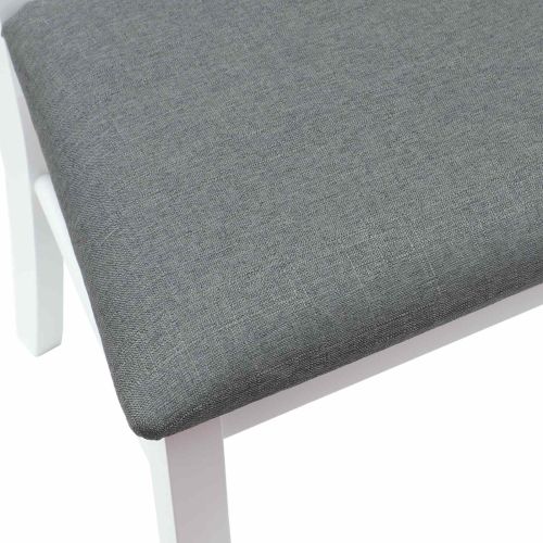 Обедени столове 2 pcs Бяло 50 x 52,5 x 91 см