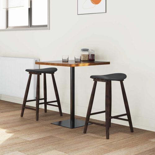 Обедени столове 2 pcs Светло кафяво 46 x 37 x 63 см