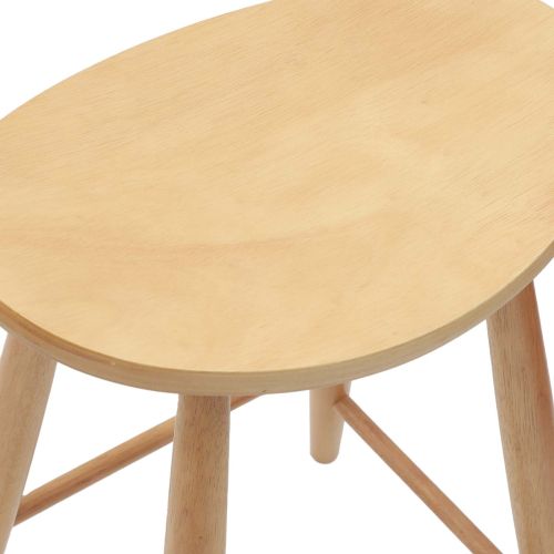 Обедени столове 2 pcs Естествен 46 x 37 x 63 см