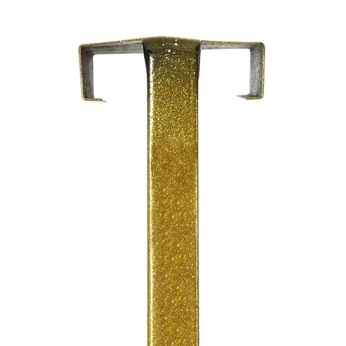 Стендове за търговски прояви Златист 30 х 24 х 214 см Стомана