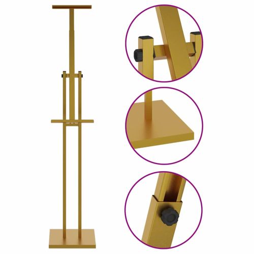Стендове за търговски прояви Златист 26,5 x 26,5 x 150 см
