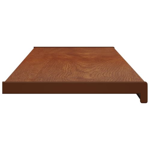 Перваз за прозорец Кафяво дърво 120 x 30 x 4,5 см ПВЦ