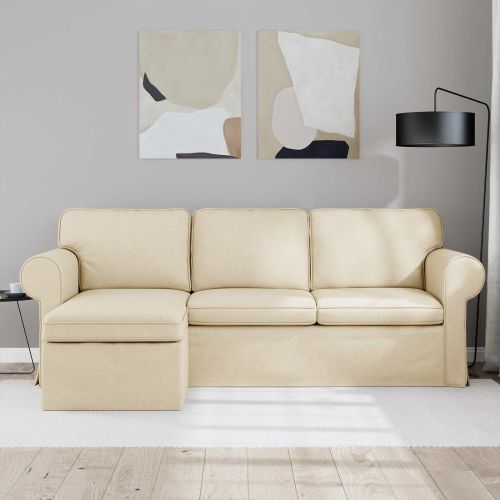 Диван 180cm Крем Метал