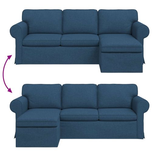 Диван 180cm Синьо Метал