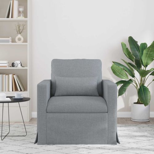 Диван 60cm Светлосиво Метал