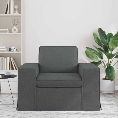 Диван Тъмен сив Общи размери: 103 x 80 x 82 см (Ш x Дълб x В)